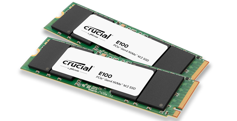 Crucial E100 Gen4 NVMe SSD