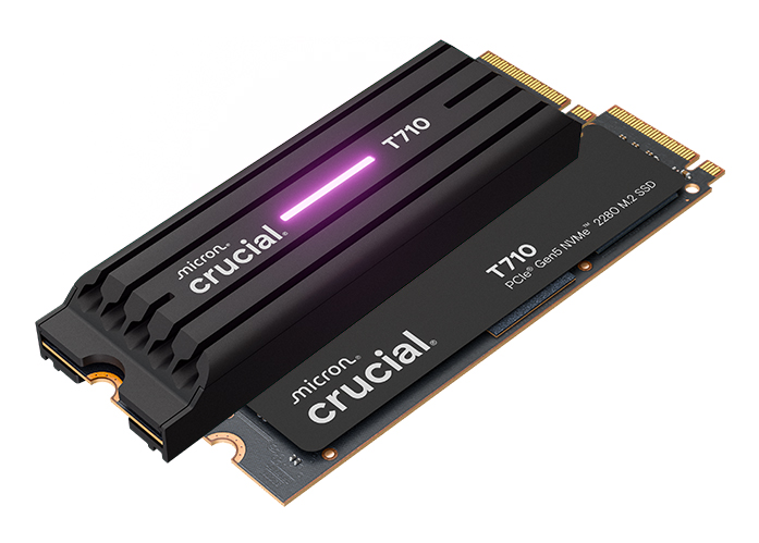 Zwei Marken. Ein Kanal. Crucial T710 PCIe Gen5 NVMe SSD
